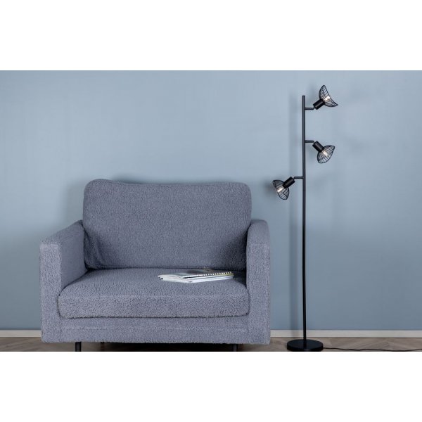 Lampadaire creux Mesh 3 - Noir Lampadaire creux Mesh 3 - Noir