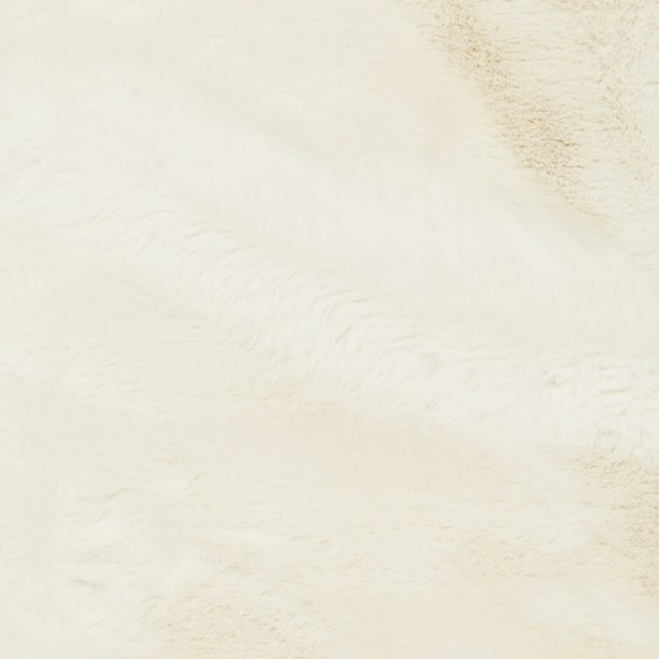 Pluizig imitatiebont Ivoor - 60 x 90 cm