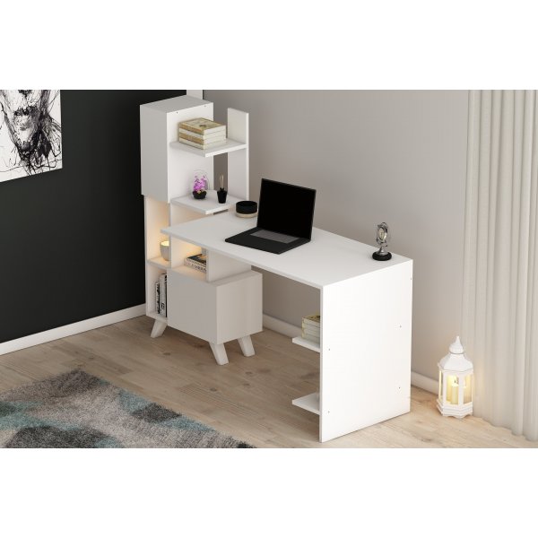 Bureau Merci Blanc - 120 x 60 cm