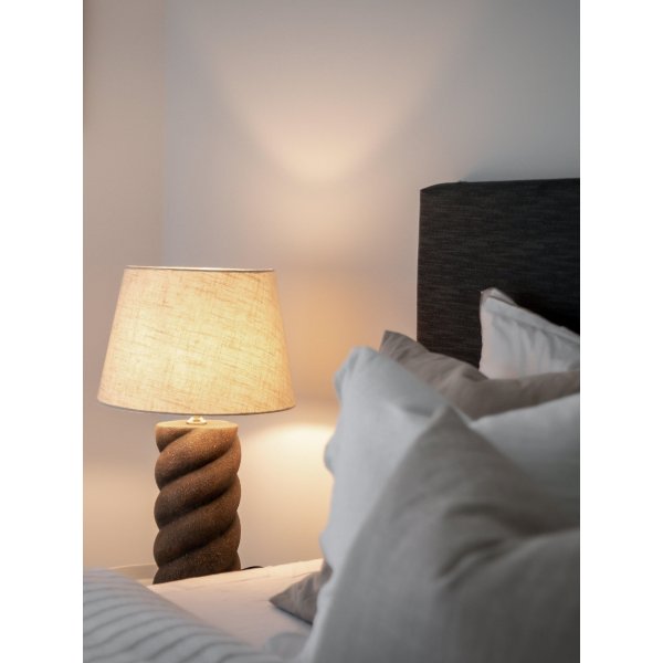 Pied de lampe Spin - Marron - 41 cm Pied de lampe Spin - Marron - 41 cm