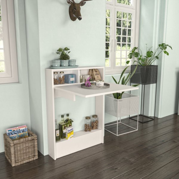 Table d\\\'armoire à feu - Blanc Table d\\\'armoire à feu - Blanc