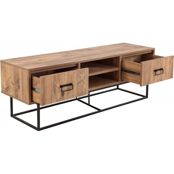 Quantum Silva TV-bnk 140 cm - Furu/svart