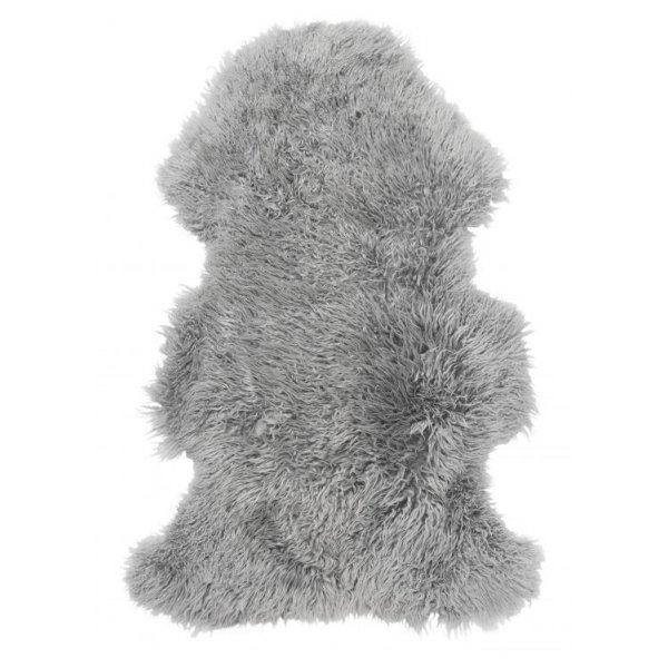 Frizzy lnghrigt frskinn Ljusgr