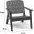 Chaise de jardin Silva - Anthracite/graphite