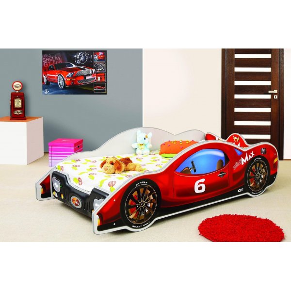 Louie racerbil barnsäng - Valfri färg och storlek! Louie racerbil barnsäng - Valfri färg och storlek!