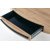 Table basse Carolina 120 x 60 cm - Chne/noir