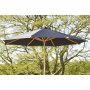 Austin parasoll 300 cm - Svart / Tr