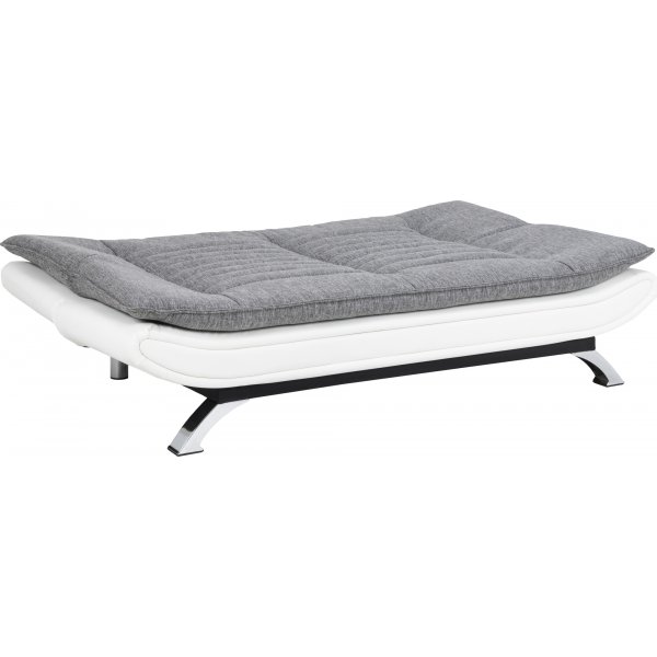 Canapé-lit Faith - PU gris/blanc Canapé-lit Faith - PU gris/blanc
