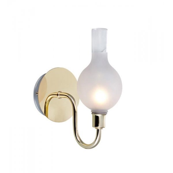 Liberty Vgglampa - Mssing/Frostat glas