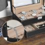 Karbis klocklda - Svart/beige