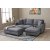 Eca divan sofa rechts - Grijs