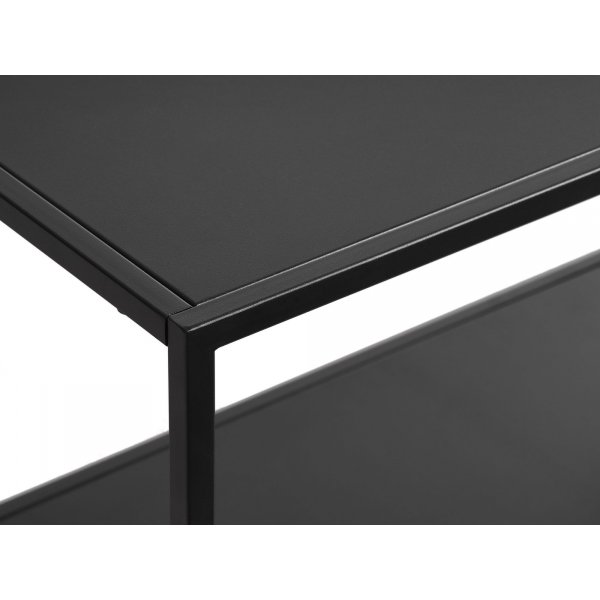 Armoire Billy noire avec porte H 180 cm