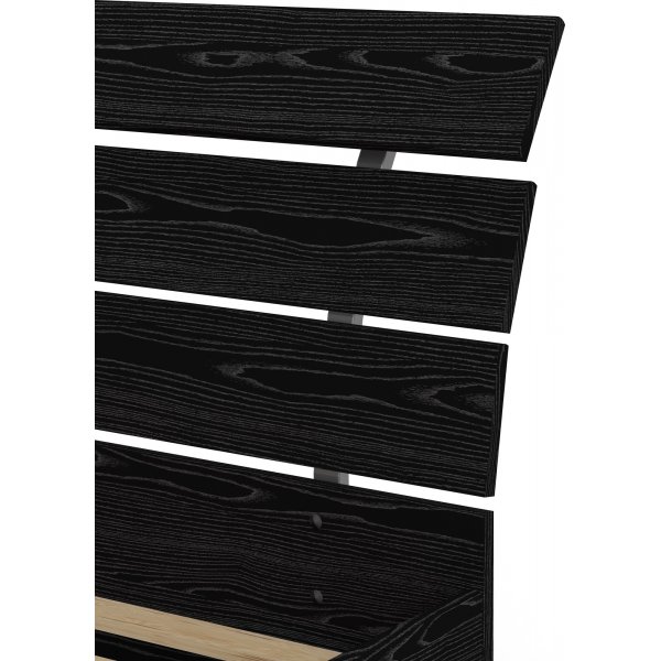 Naia bed 154 x 203 cm - Zwart