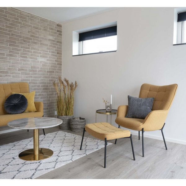 Venezia Soffbord 48 x 48 cm - Mässing/glas Venezia Soffbord 48 x 48 cm - Mässing/glas