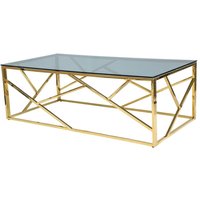 Leavitt soffbord 120 x 60 cm - Guld/svart