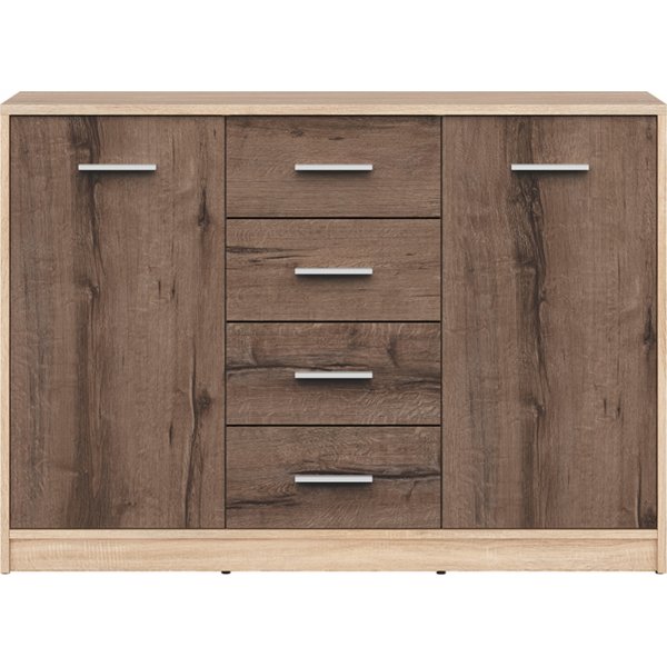 Nepo Plus frvaringsmbel - Sonoma ek/mrk ek