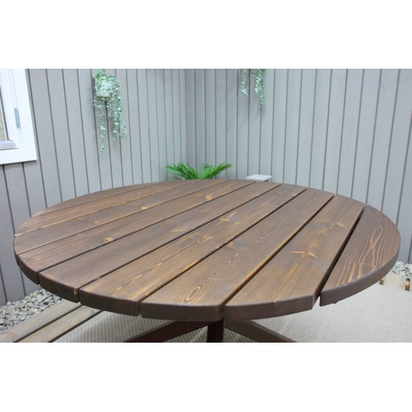 Scottsdale matbord 112 cm - Brun