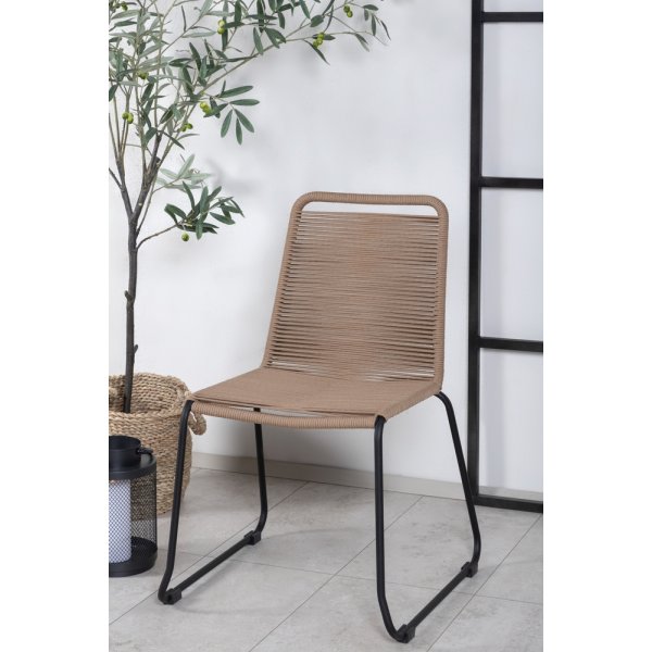 Lindos matstol - Ljusbrun Lindos matstol - Ljusbrun