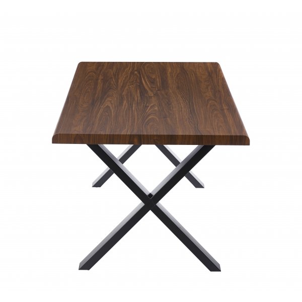 Agnes matbord 150x90 cm - smoked oak foliering Agnes matbord 150x90 cm - smoked oak foliering