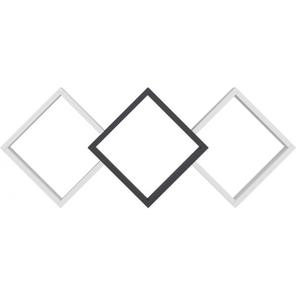 Galaxy wandplank Wit/antraciet Galaxy wandplank Wit/antraciet