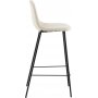 Bridge barstol i beige sammet