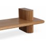 Posh byggbar 3x vgghylla i ek + Mbeltassar