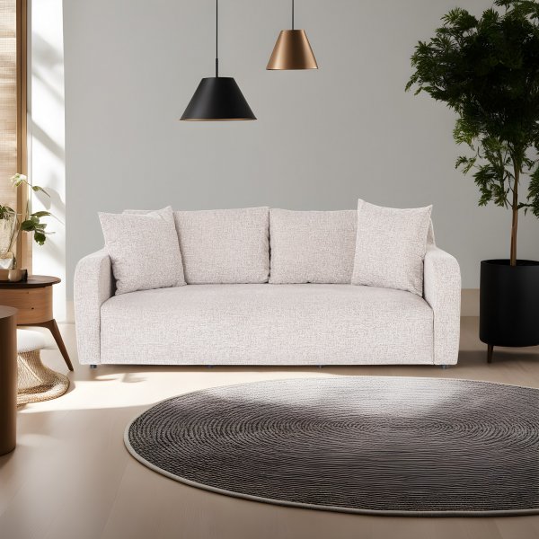 Canapé divan latéral gauche - Gris clair Canapé divan latéral gauche - Gris clair