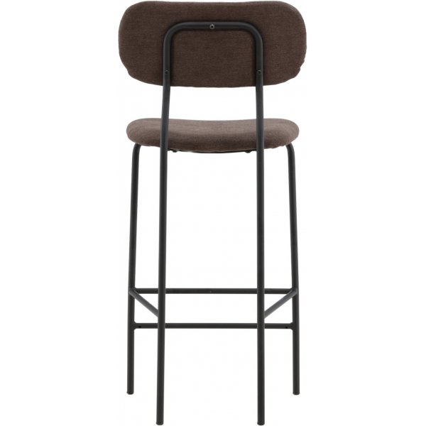 Tabouret de bar Ralf - Noir/Marron Tabouret de bar Ralf - Noir/Marron