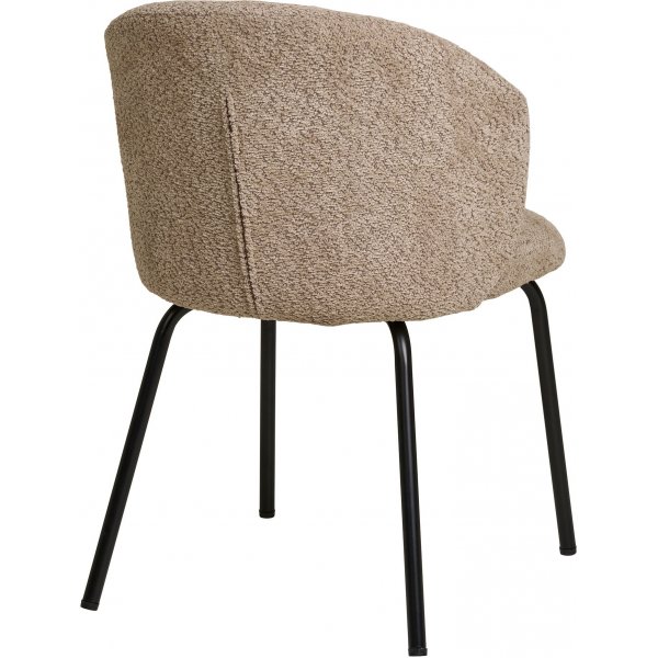 Chaise de salle à manger Safira - Bouclé beige Chaise de salle à manger Safira - Bouclé beige