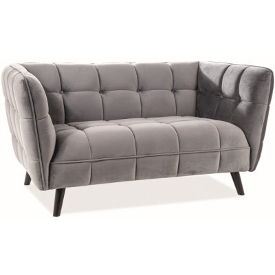 Renae 2-sits soffa - Gr sammet