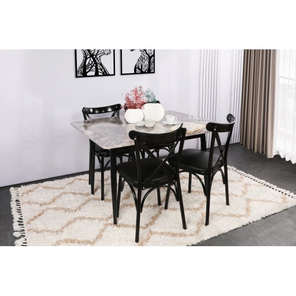 Ensemble de chaises Eileen - Noir