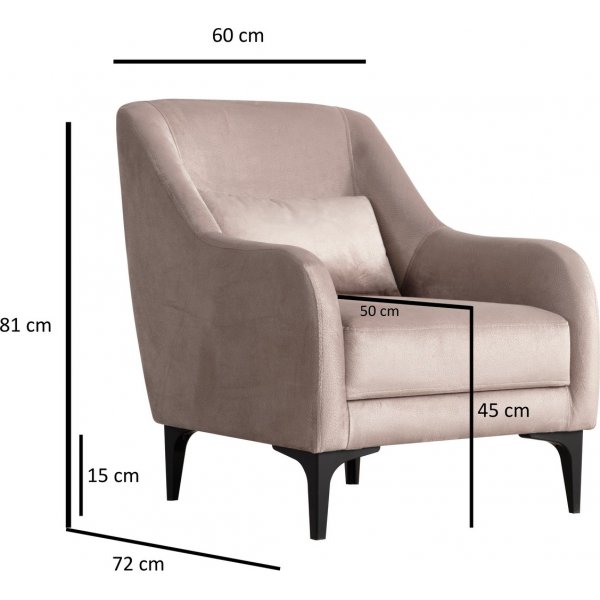 Fauteuil Astana - Beige