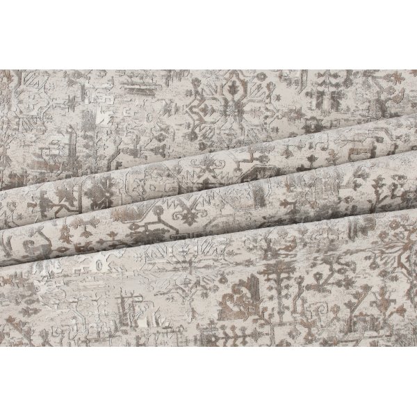 Tapis en coton Cleo - Argent Tapis en coton Cleo - Argent