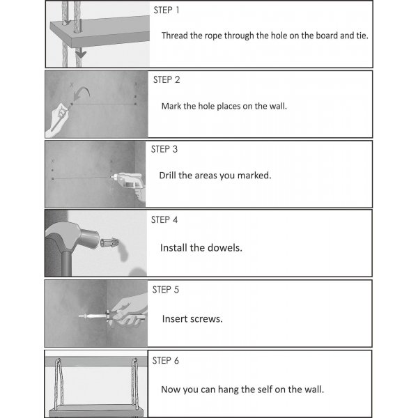 Abstracte wandplank 35 - Walnoot Abstracte wandplank 35 - Walnoot