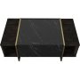 Veyron soffbord 103,8 x 60 cm - Svart/guld