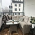 Kundbild Denver hörngrupp i konstrotting 4 sittplatser - Natur: Snygg o skön att sitta i, nätt o...