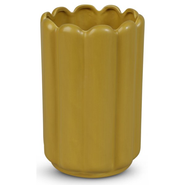 Vas Ribb H23 cm - Gul