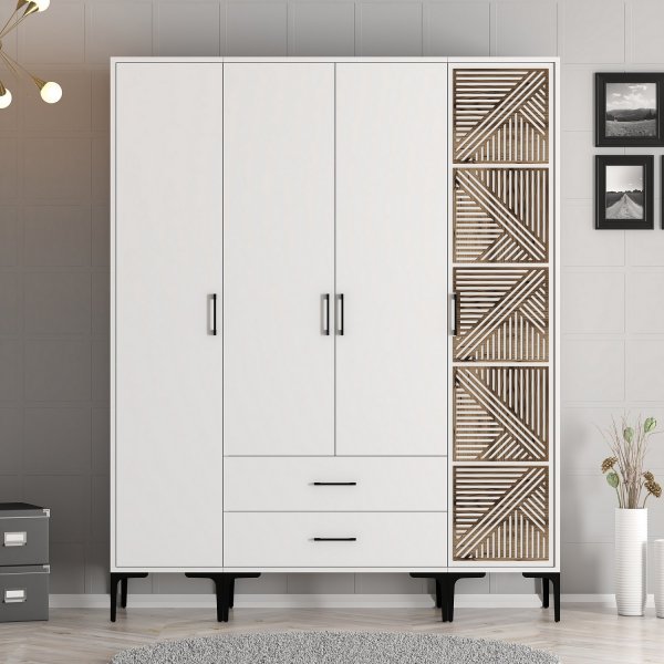 Armoire Kumsal 15 Blanc Armoire Kumsal 15 Blanc