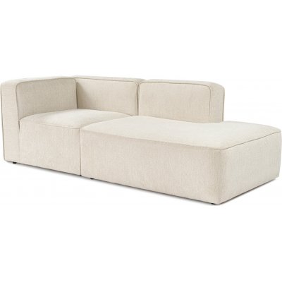 More 2-sits soffa med ppet avslut hger - Cream