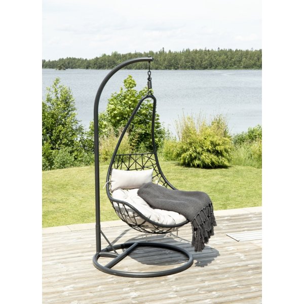 Chaise suspendue Vide - Noir/Gris Chaise suspendue Vide - Noir/Gris