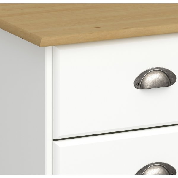 Nola sängbord - Vit/beige Nola sängbord - Vit/beige