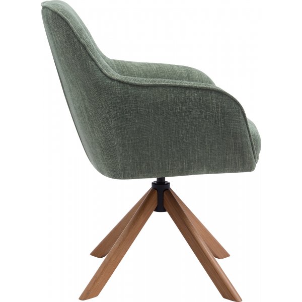 Option karmstol - Grön/ek Option karmstol - Grön/ek