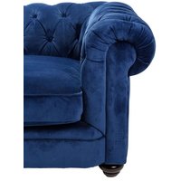 Chesterfield Sir Nelson XL 362 cm - Royal Blue sammet Chesterfield Sir Nelson XL 362 cm - Royal Blue sammet