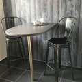 Kundbild Barstol Industry Cayote (Hög rygg) - Matt svart: Min sons kök i nyinköpta...