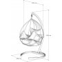 Mavera hngstol - Antracit/svart + Textilskydd fr mbler