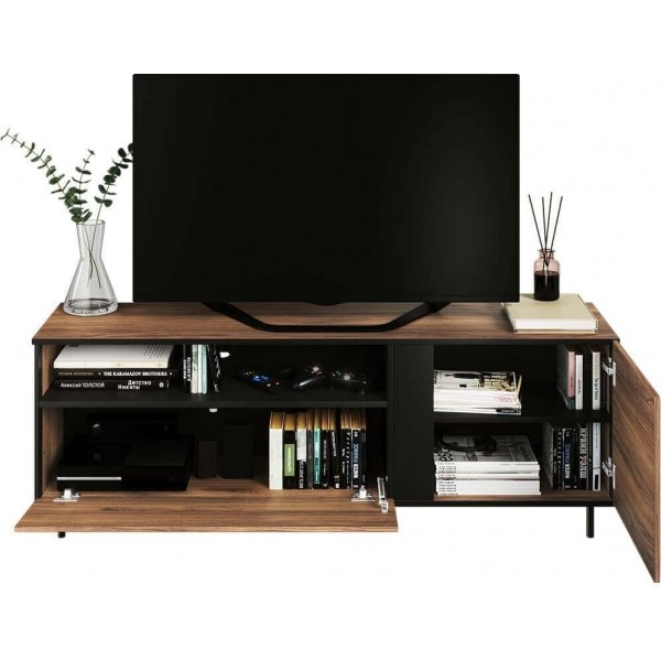 Borga TV-bänk - Catania ek/svart Borga TV-bänk - Catania ek/svart