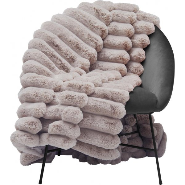 Liny pläd 140 x 220 cm - Taupe Liny pläd 140 x 220 cm - Taupe