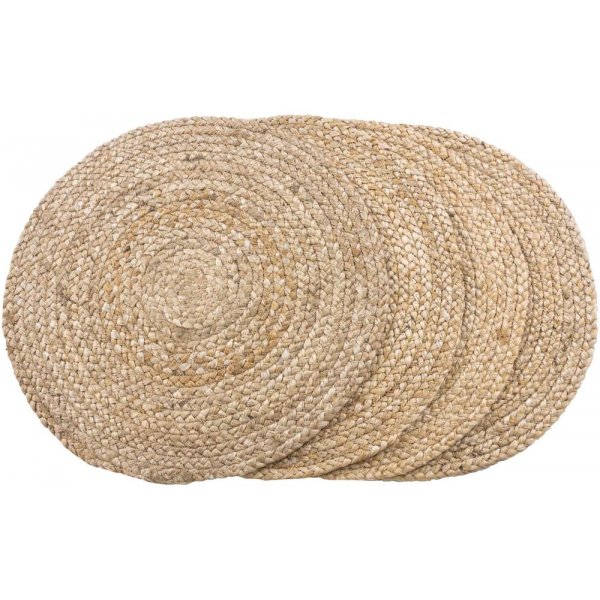 Placemat Bombay 4-pack - Jute Placemat Bombay 4-pack - Jute