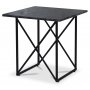 Paladium Lampbord 55 x 55 cm - Svart / gr marmor