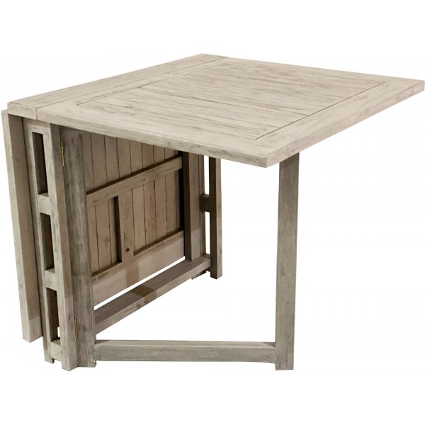 Salt� klaffbord 140 cm - Gr� teak